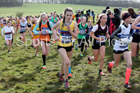 Girls under-13s 2019 British Athletics Inter Counties Cross Country, Prestwood Hall, Loughborough. Photo:  David T. Hewitson/Sports for All Pics